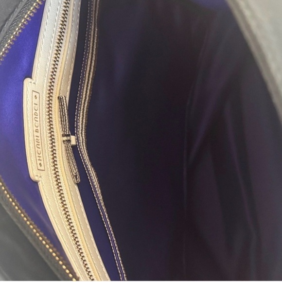 Henri Bendel Jettsetter Nylon Black Crossbody Bag EUC - Picture 6 of 12